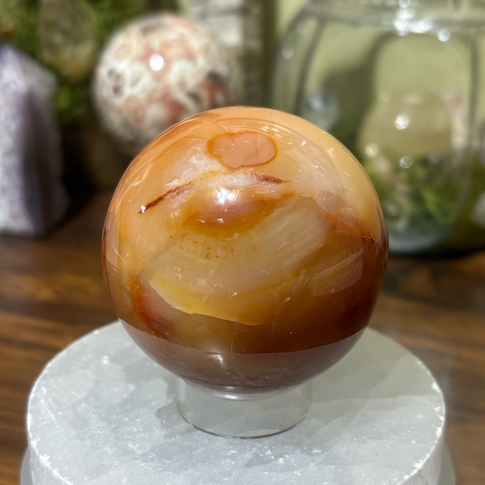 Carnelian sphere